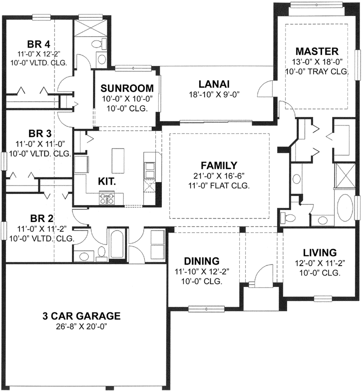 Main Floor Plan: 73-156