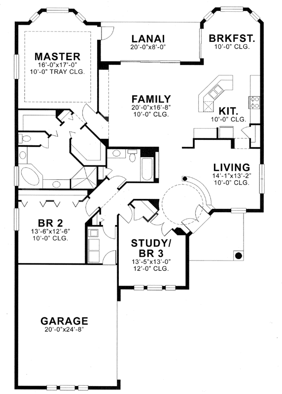 Main Floor Plan: 73-158