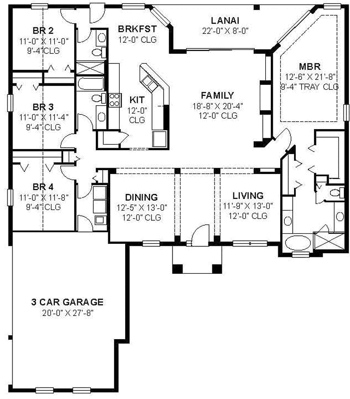 Main Floor Plan: 73-160