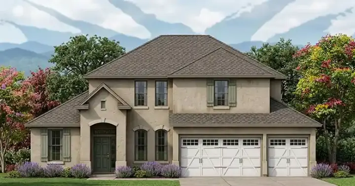 Florida house plans 73-161 - front exterior, 2,388 sq ft, 4 bed, 2 bath house plans | Monster House Plans