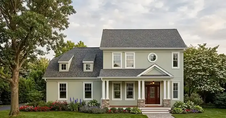 Traditional house plans 73-165 - front exterior, 2,490 sq ft, 4 bed, 2 bath house plans | Monster House Plans