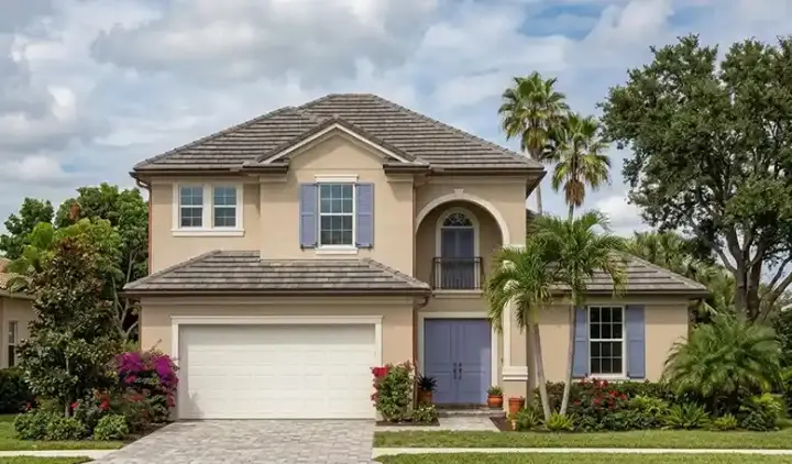 Florida house plans 73-170 - front exterior, 2,517 sq ft, 4 bed, 2 bath house plans | Monster House Plans