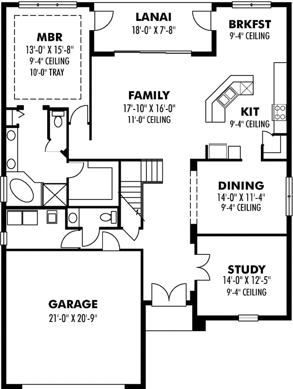 Main Floor Plan: 73-170