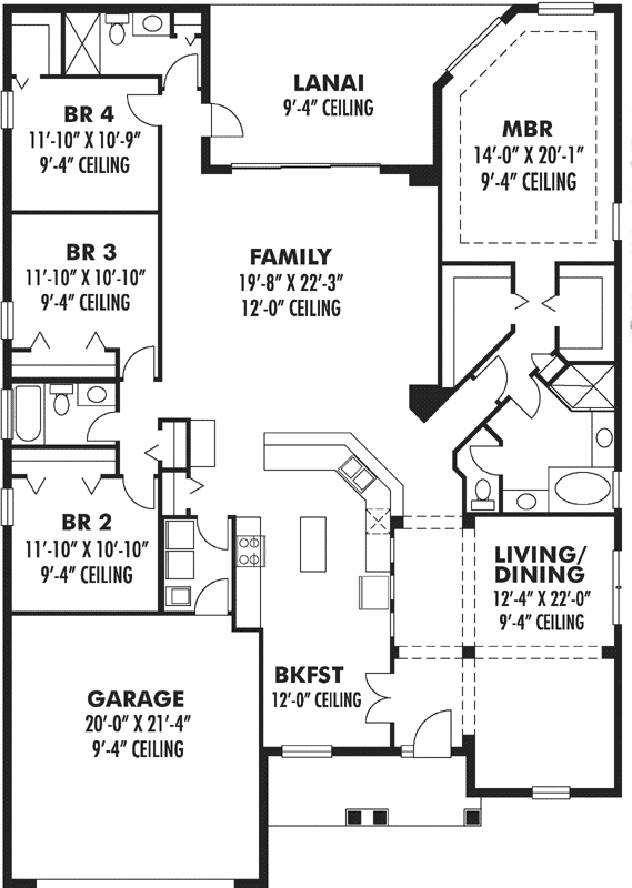Main Floor Plan: 73-172