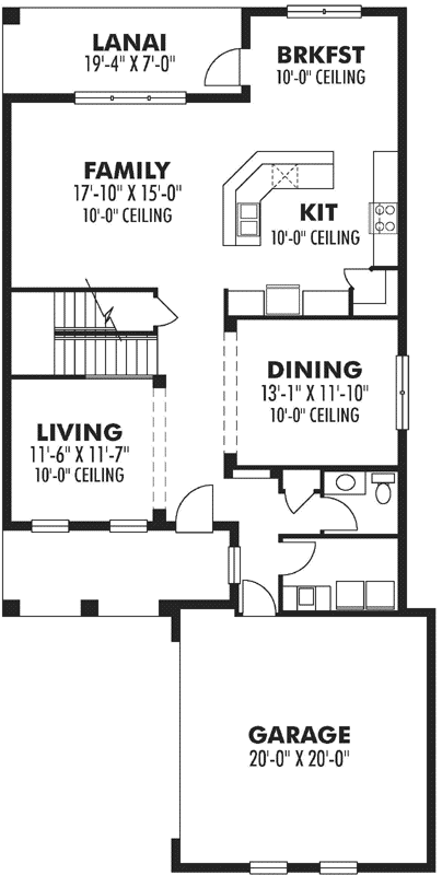 Main Floor Plan: 73-176