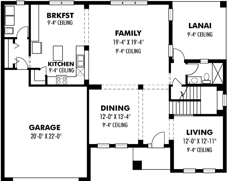 Main Floor Plan: 73-178