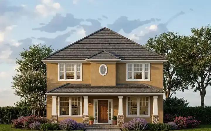 Bungalow house plans 73-179 - front exterior, 2,749 sq ft, 4 bed, 2 bath house plans | Monster House Plans
