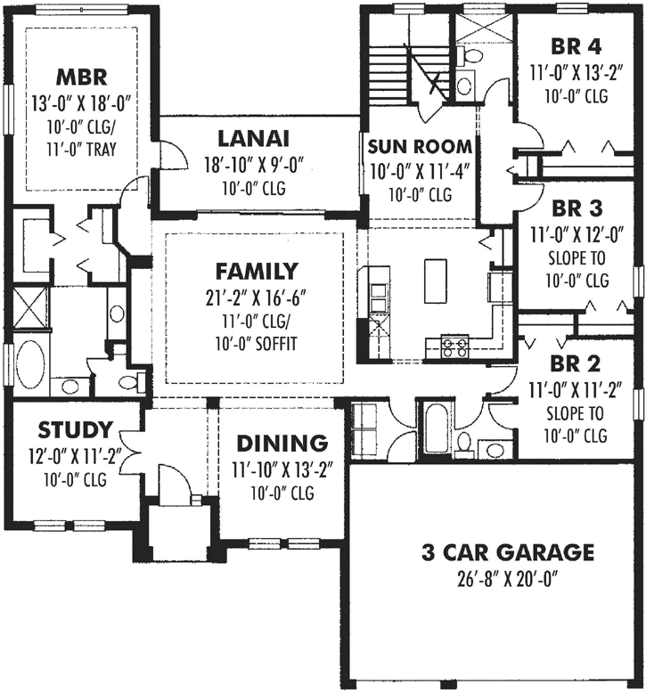 Main Floor Plan: 73-182