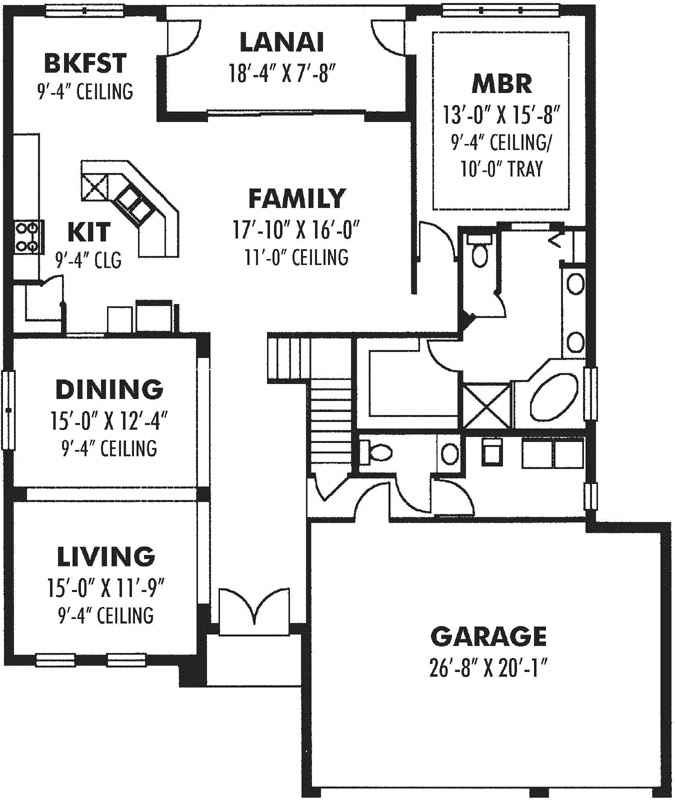 Main Floor Plan: 73-183