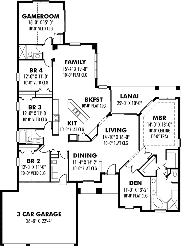 Main Floor Plan: 73-184