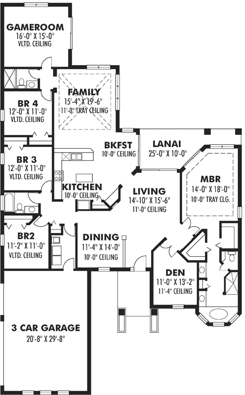 Main Floor Plan: 73-185