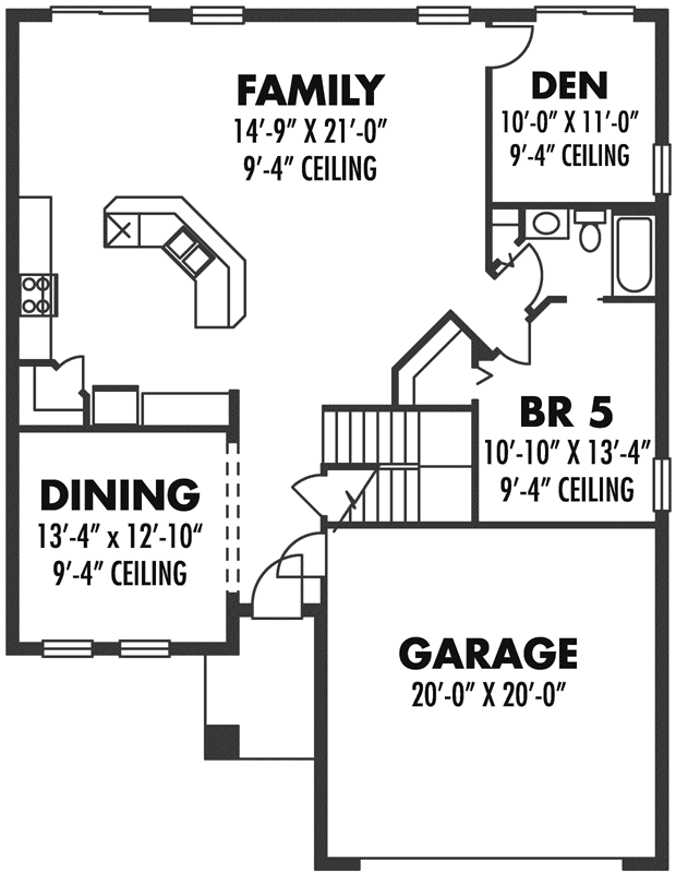 Main Floor Plan: 73-186