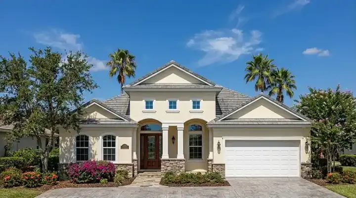 Florida house plans 73-187 - front exterior, 2,931 sq ft, 4 bed, 2 bath house plans | Monster House Plans