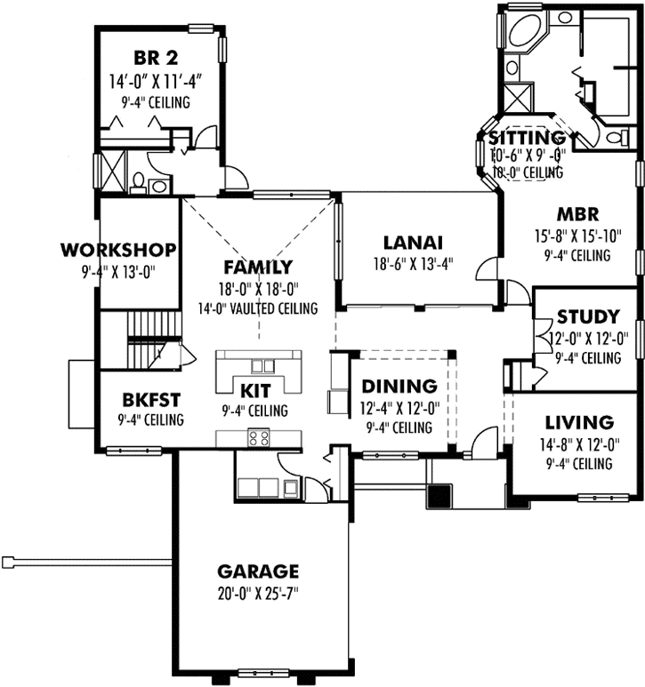 Main Floor Plan: 73-189