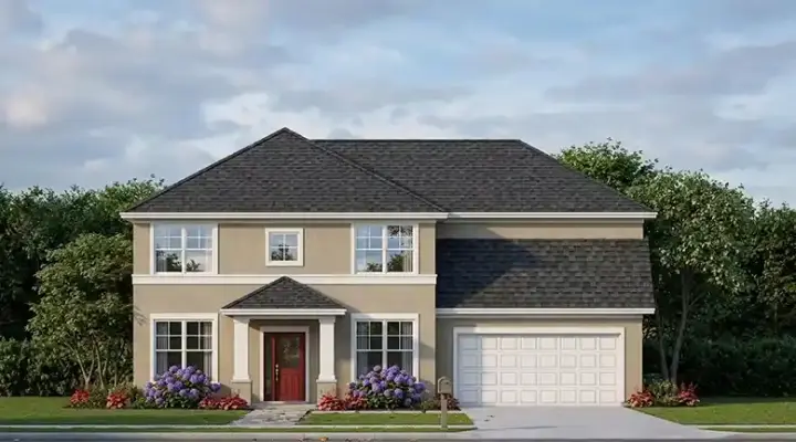 Florida house plans 73-191 - front exterior, 3,067 sq ft, 5 bed, 3 bath house plans | Monster House Plans