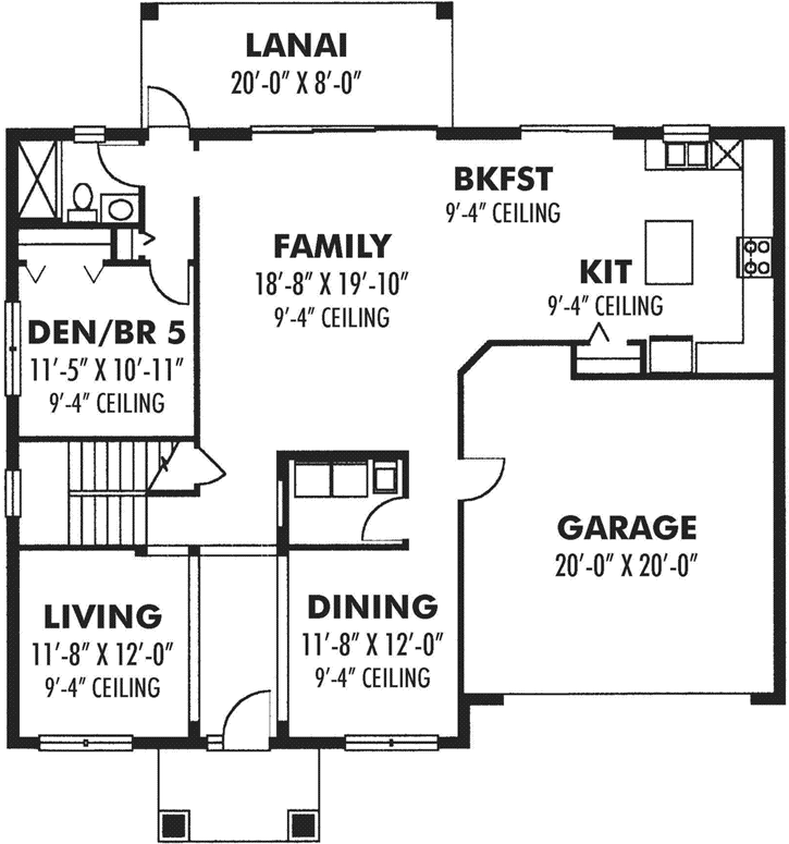 Main Floor Plan: 73-191