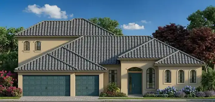 Florida house plans 73-192 - front exterior, 3,109 sq ft, 4 bed, 3 bath house plans | Monster House Plans