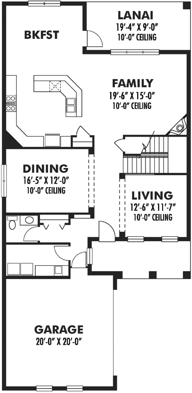 Main Floor Plan: 73-194