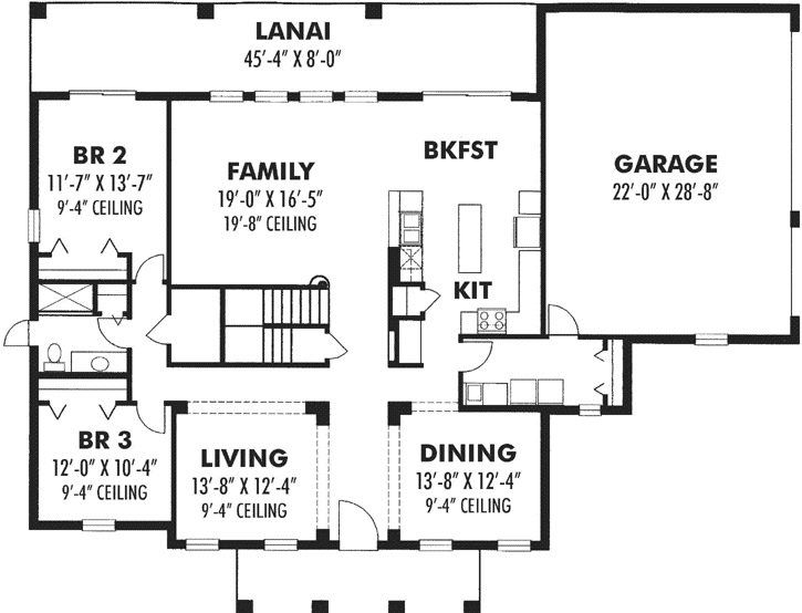 Main Floor Plan: 73-195
