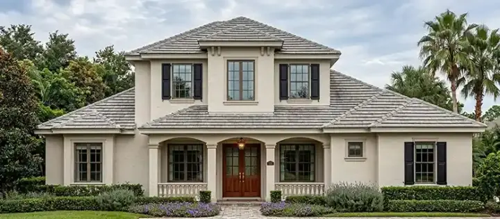 Florida house plans 73-197 - front exterior, 3,429 sq ft, 4 bed, 3 bath house plans | Monster House Plans