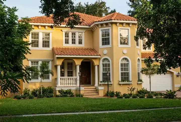 Florida house plans 73-198 - front exterior, 3,517 sq ft, 5 bed, 3 bath house plans | Monster House Plans