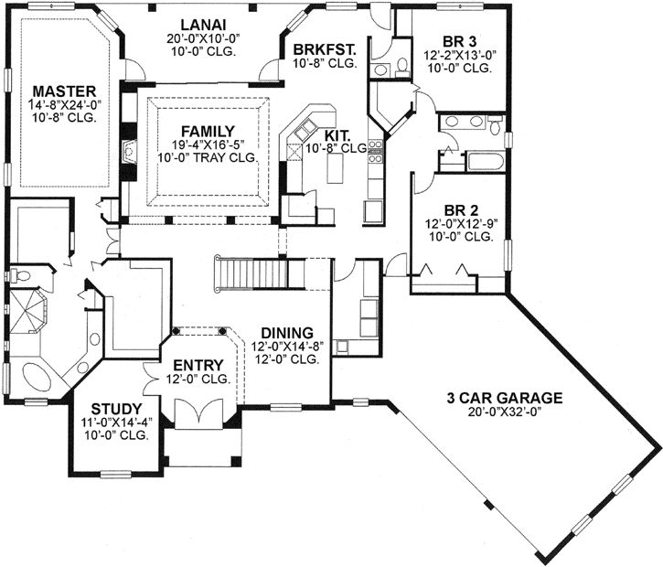 Main Floor Plan: 73-203