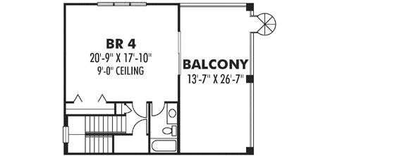 Upper/Second Floor Plan: 73-205