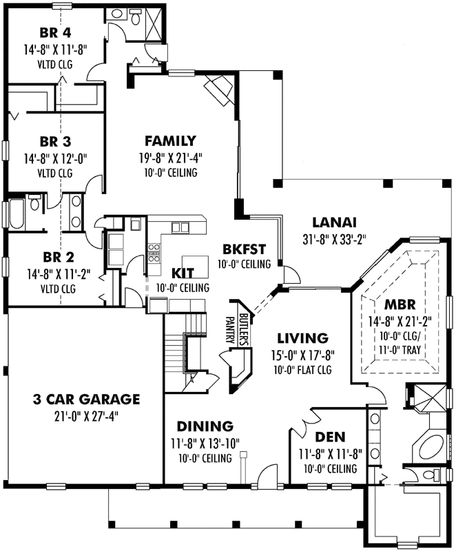 Main Floor Plan: 73-206