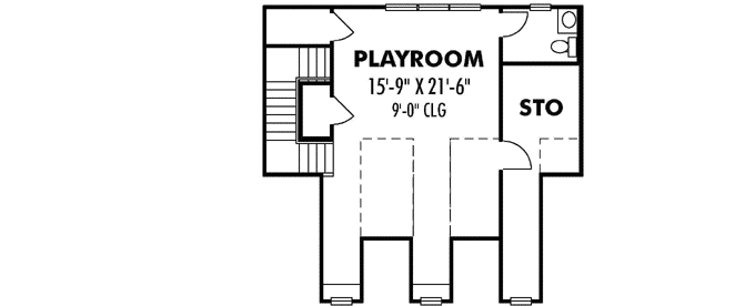 Upper/Second Floor Plan: 73-206