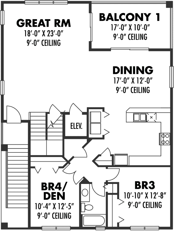 Upper/Second Floor Plan:73-228