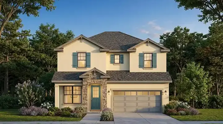 Florida house plans 73-229 - front exterior, 2,303 sq ft, 4 bed, 3 bath house plans | Monster House Plans
