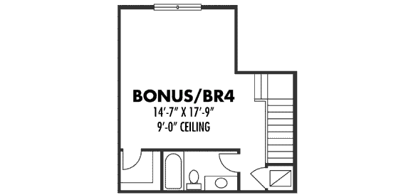 Upper/Second Floor Plan: 73-231