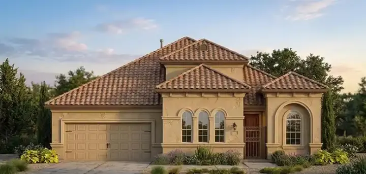 Mediterranean house plans 73-232 - front exterior, 2,430 sq ft, 3 bed, 2 bath house plans | Monster House Plans