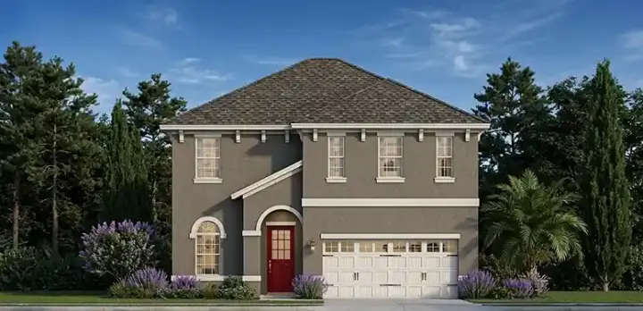 Florida house plans 73-236 - front exterior, 2,753 sq ft, 4 bed, 3 bath house plans | Monster House Plans