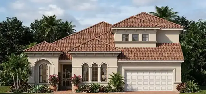 Mediterranean house plans 73-239 - front exterior, 2,920 sq ft, 3 bed, 3 bath house plans | Monster House Plans
