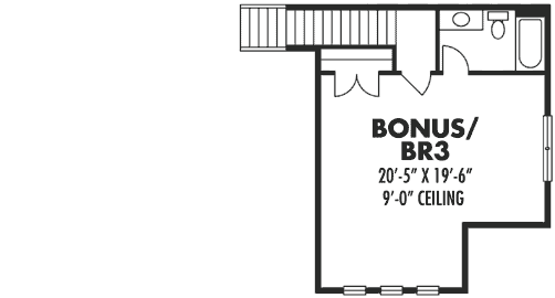Upper/Second Floor Plan: 73-239