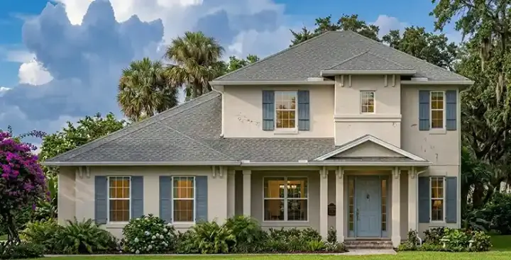 Florida house plans 73-257 - front exterior, 2,631 sq ft, 4 bed, 3 bath house plans | Monster House Plans
