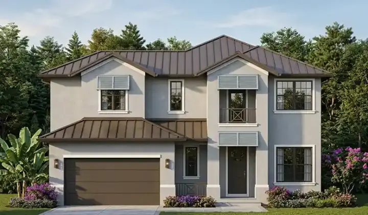 Florida house plans 73-264 - front exterior, 3,289 sq ft, 5 bed, 4 bath house plans | Monster House Plans