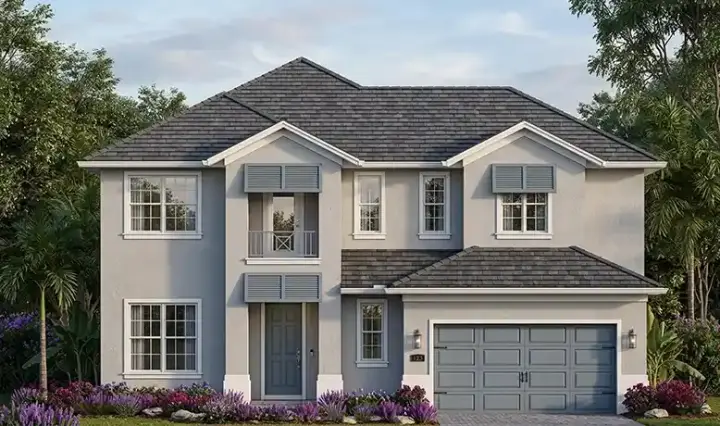 Florida house plans 73-265 - front exterior, 3,339 sq ft, 5 bed, 4 bath house plans | Monster House Plans