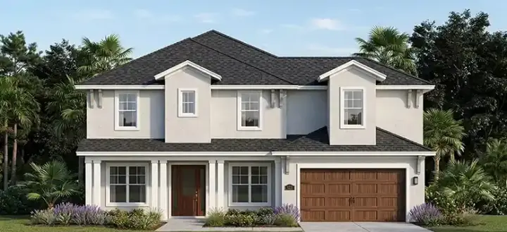 Florida house plans 73-266 - front exterior, 3,627 sq ft, 5 bed, 4 bath house plans | Monster House Plans