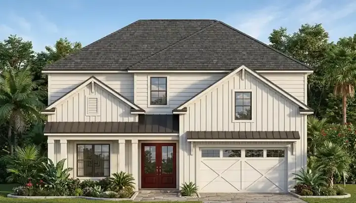 Traditional house plans 73-267 - front exterior, 3,632 sq ft, 4 bed, 4 bath house plans | Monster House Plans