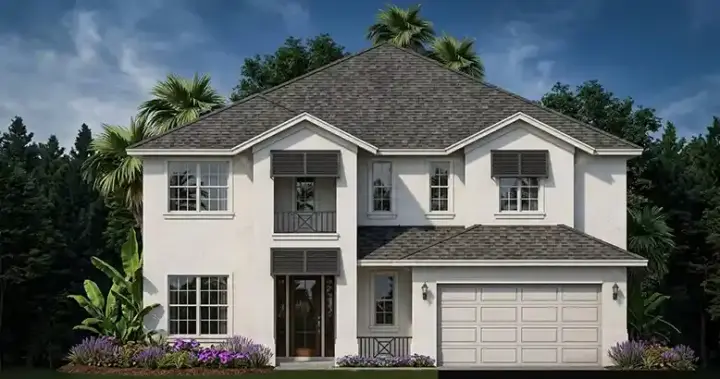 Florida house plans 73-268 - front exterior, 3,895 sq ft, 5 bed, 4 bath house plans | Monster House Plans