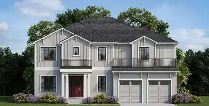 Traditional house plans 73-271 - front exterior, 4,335 sq ft, 5 bed, 4 bath house plans | Monster House Plans