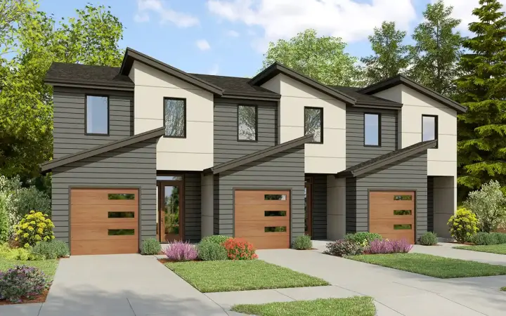 Contemporary house plans 74-1051 - front exterior, 4,047 sq ft, 9 bed, 6 bath house plans | Monster House Plans