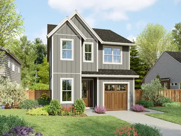 Modern Farmhouse house plans 74-1082 - front exterior, 1,787 sq ft, 3 bed, 2 bath house plans | Monster House Plans