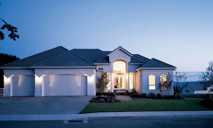European house plans 74-200 - front exterior, 3,738 sq ft, 4 bed, 2 bath house plans | Monster House Plans