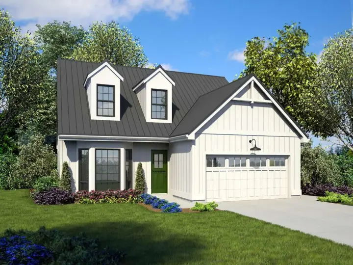 Cape Cod house plans 74-242 - front exterior, 1,693 sq ft, 3 bed, 2 bath house plans | Monster House Plans
