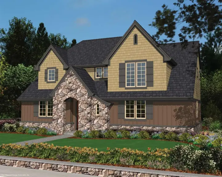 Country house plans 74-253 - front exterior, 1,895 sq ft, 3 bed, 2 bath house plans | Monster House Plans