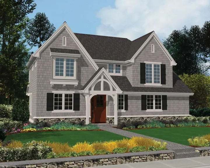 Craftsman house plans 74-254 - front exterior, 1,845 sq ft, 3 bed, 2 bath house plans | Monster House Plans