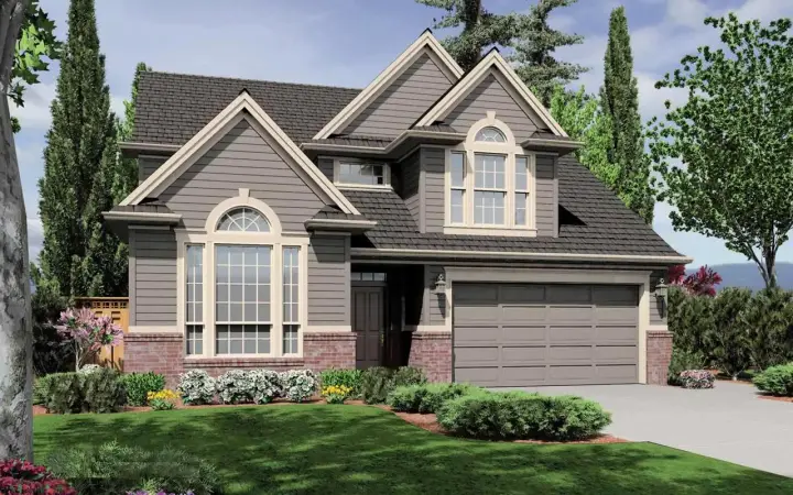 Traditional house plans 74-293 - front exterior, 1,994 sq ft, 3 bed, 2 bath house plans | Monster House Plans